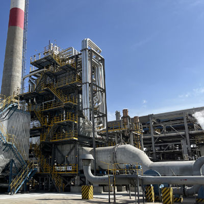 Wykorzystanie gazów odpadowych Wykorzystanie ciepła odpadowego Wykorzystanie kotła parowego 53,75 T/H 60157Nm3/H Wysokiej wydajności