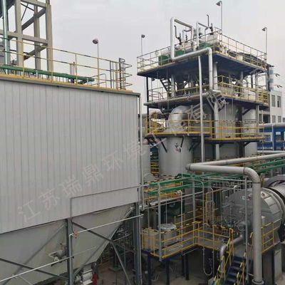 Wykorzystanie ciepła odpadowego kotło specjalne Całkowite wykorzystanie energii cieplnej 18000Nm3/h Pojemność przetwarzania