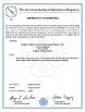 Chiny Jiangsu Ruiding Environmental Engineering Co., Ltd. Certyfikaty